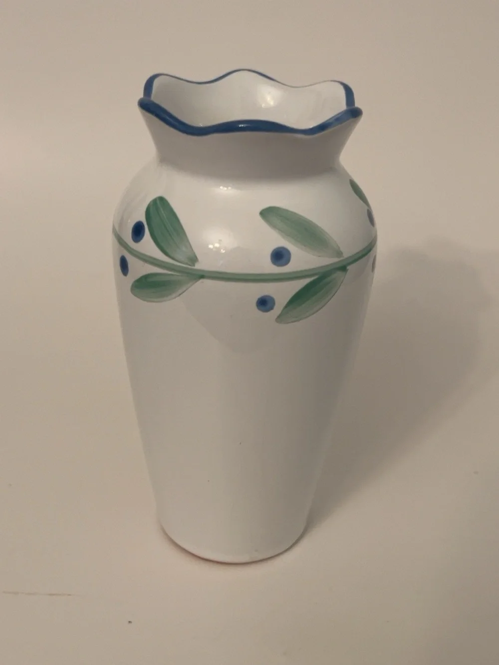 Dansk Portugal Hand-Painted Ceramic Vase – 6 Inches